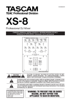Tascam XS-8 - Owners Manual